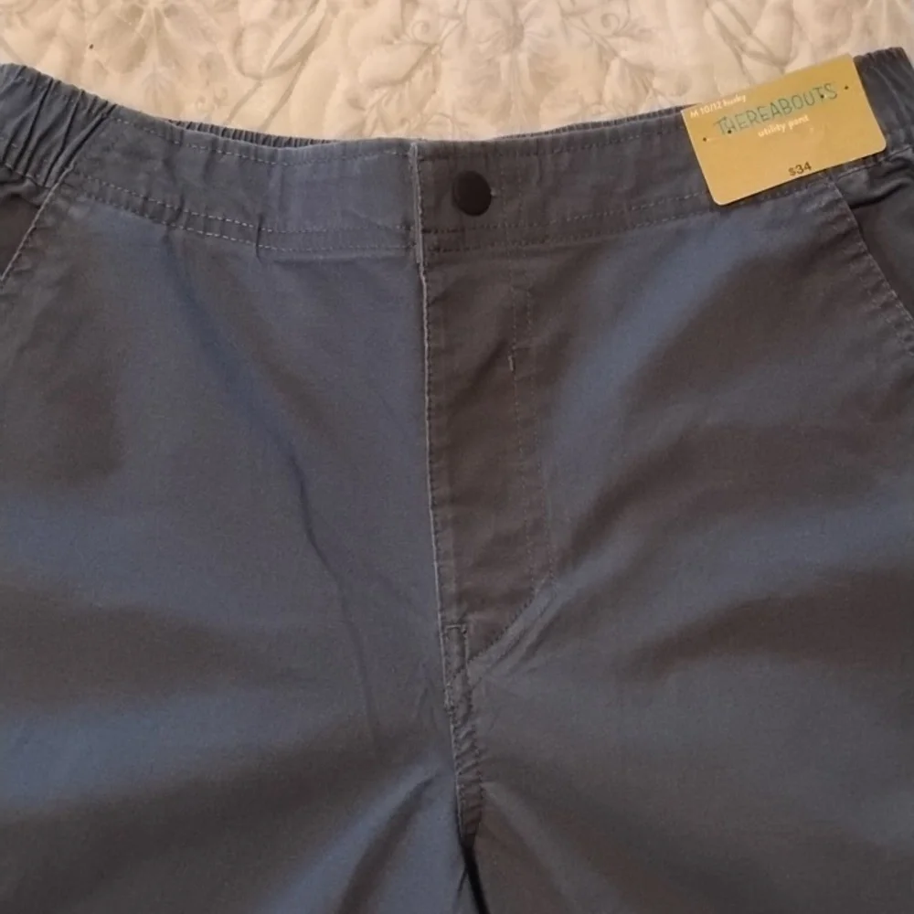 Thereabouts Boys Ombre Blue Utility Pants, Size: L 14/16 Husky, NWT